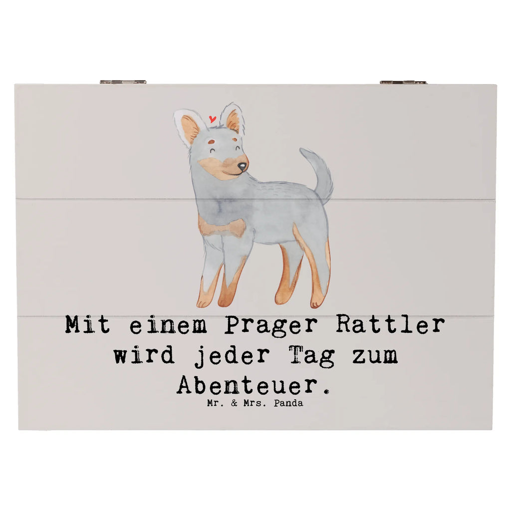 Holzkiste Prager Rattler Abenteuer Schatulle, Truhe, Geschenkdose, Aufbewahrungsbox, Dekokiste, XXL, Erinnerungsbox, Schatzkiste, Erinnerungskiste, Geschenkbox, Kiste, Holzkiste, Hund, Hunderasse, Rassehund, Hundebesitzer, Geschenk, Tierfreund, Schenken, Welpe