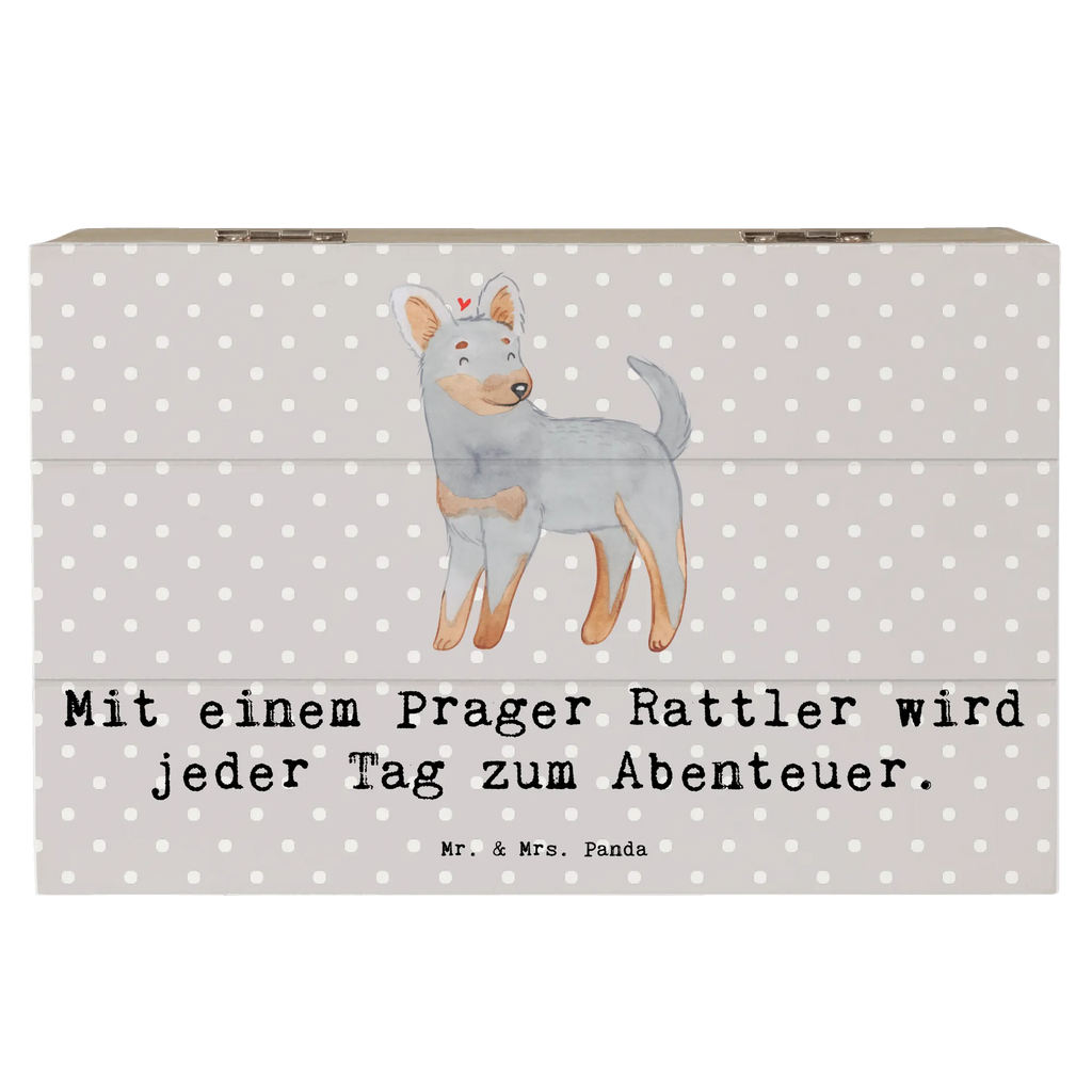 Holzkiste Prager Rattler Abenteuer Schatulle, Truhe, Geschenkdose, Aufbewahrungsbox, Dekokiste, XXL, Erinnerungsbox, Schatzkiste, Erinnerungskiste, Geschenkbox, Kiste, Holzkiste, Hund, Hunderasse, Rassehund, Hundebesitzer, Geschenk, Tierfreund, Schenken, Welpe