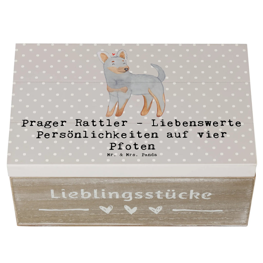 Holzkiste Prager Rattler Geschenkbox, Holzkiste, Truhe, Aufbewahrungsbox, Schatzkiste, Erinnerungsbox, Schatulle, Dekokiste, Geschenkdose, XXL, Erinnerungskiste, Kiste, Hund, Hunderasse, Rassehund, Hundebesitzer, Geschenk, Tierfreund, Schenken, Welpe