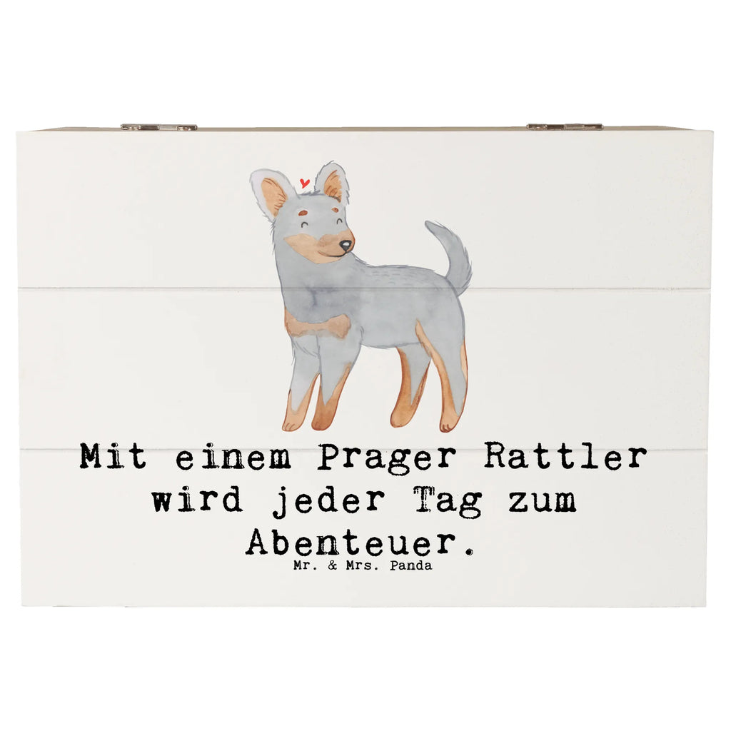 Holzkiste Prager Rattler Abenteuer Schatulle, Truhe, Geschenkdose, Aufbewahrungsbox, Dekokiste, XXL, Erinnerungsbox, Schatzkiste, Erinnerungskiste, Geschenkbox, Kiste, Holzkiste, Hund, Hunderasse, Rassehund, Hundebesitzer, Geschenk, Tierfreund, Schenken, Welpe