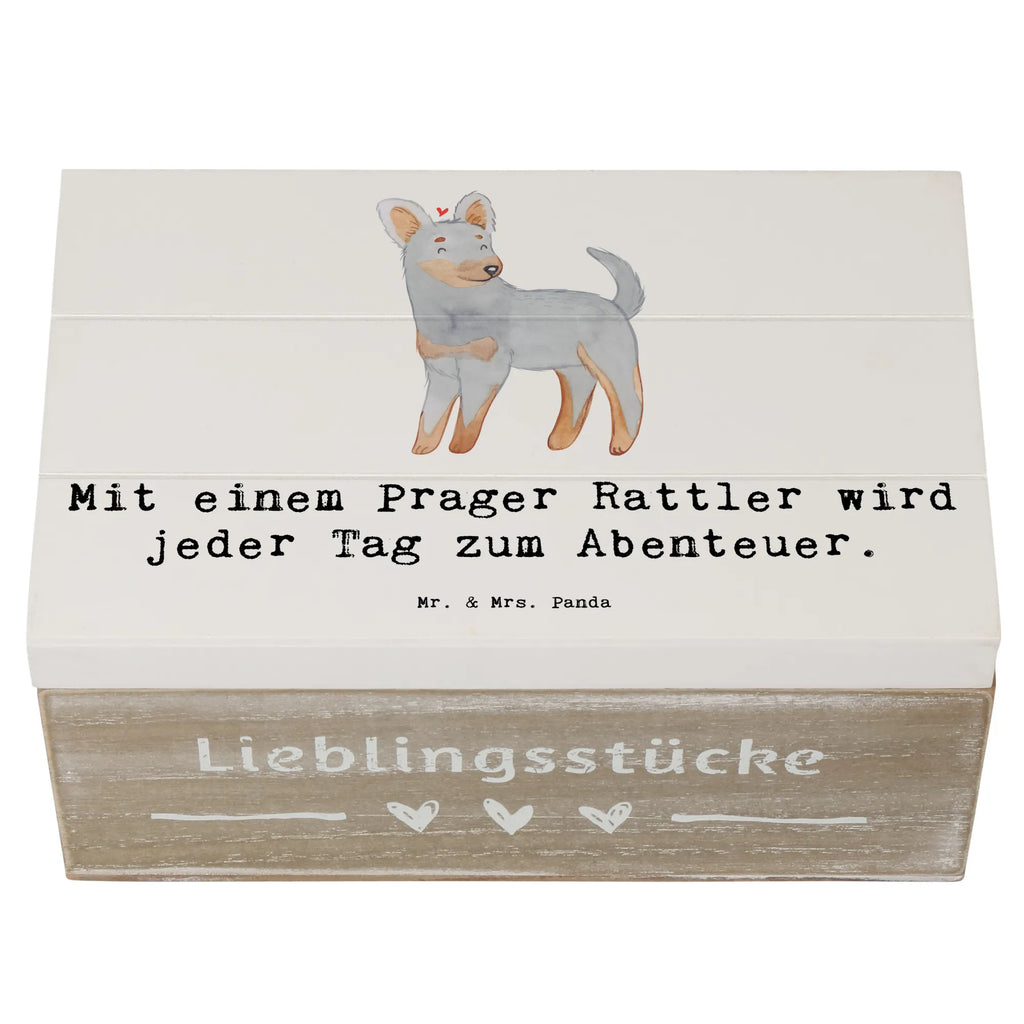 Holzkiste Prager Rattler Abenteuer Schatulle, Truhe, Geschenkdose, Aufbewahrungsbox, Dekokiste, XXL, Erinnerungsbox, Schatzkiste, Erinnerungskiste, Geschenkbox, Kiste, Holzkiste, Hund, Hunderasse, Rassehund, Hundebesitzer, Geschenk, Tierfreund, Schenken, Welpe