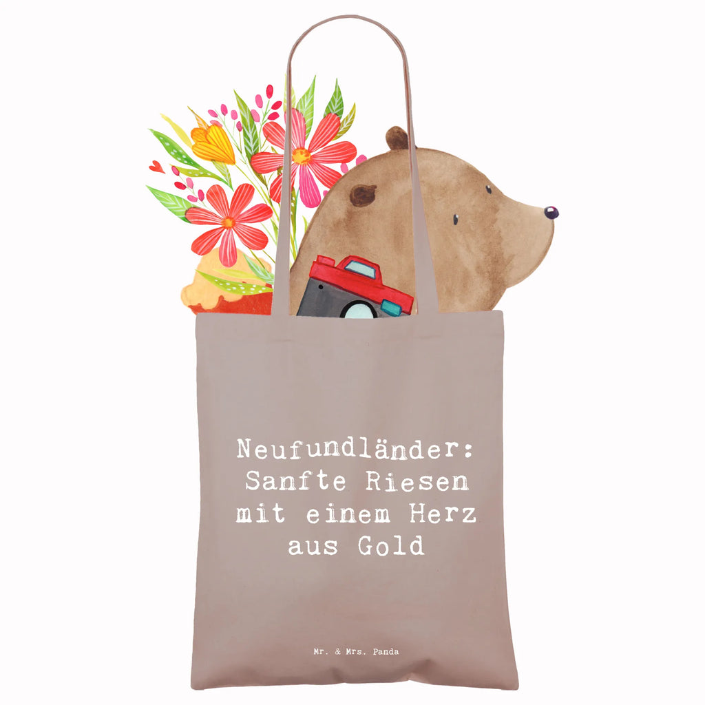 Tote bag Saying Neufundländer: Sanfte Riesen mit einem Herz aus Gold Einkaufstasche, Strandtasche, Einkaufstüte, Tasche, Stoffbeutel, Schultertasche, Jutebeutel, Laptoptasche, Shopper, Tragetasche, Badetasche, Beuteltasche, Stofftasche, Jutetasche, Beutel, Umhängetasche, Hund, Hunderasse, Rassehund, Hundebesitzer, Geschenk, Tierfreund, Schenken, Welpe