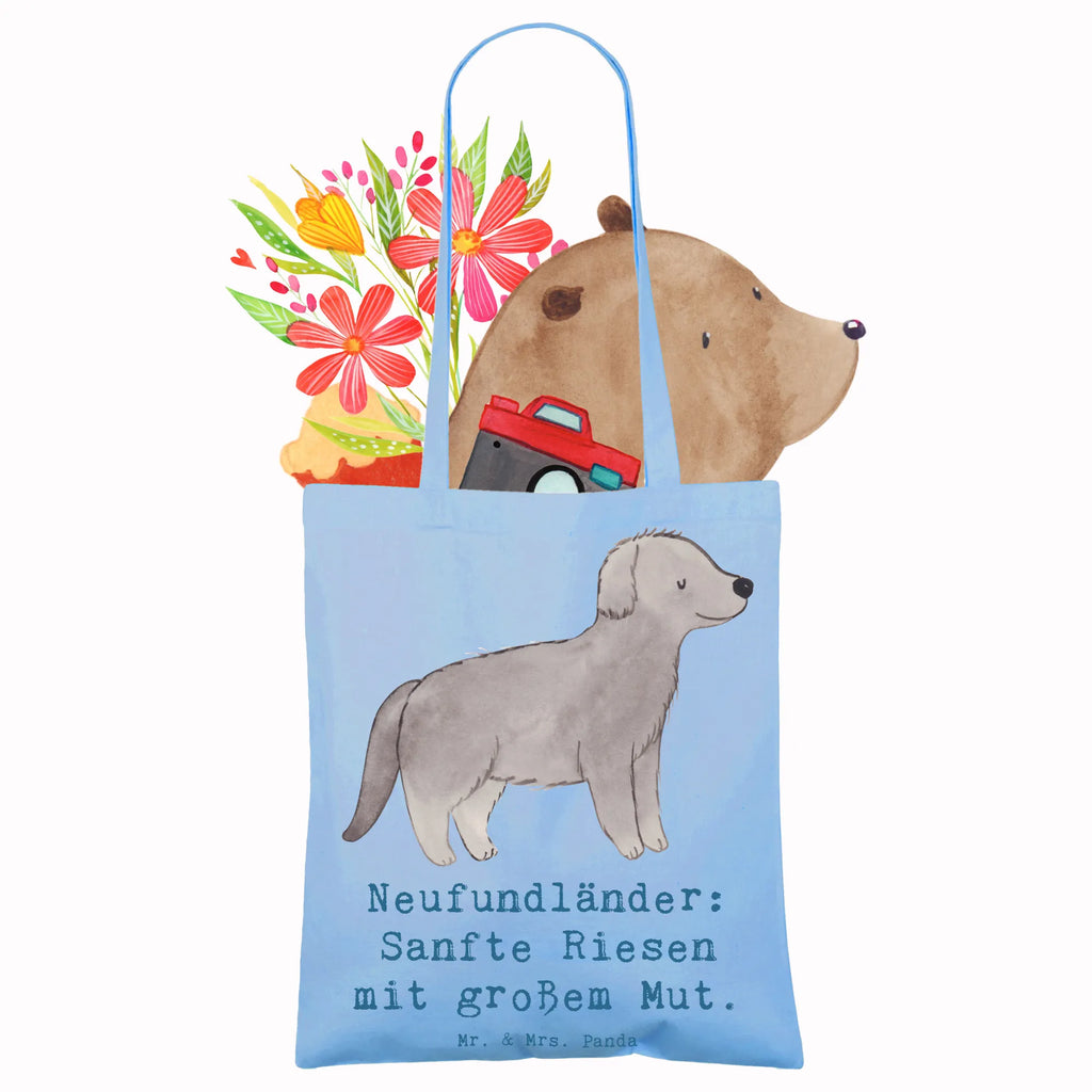 Tote bag Neufundländer: Sanfte Riesen mit großem Mut. Jutetasche, Schultertasche, Laptoptasche, Beutel, Tasche, Umhängetasche, Einkaufstüte, Stoffbeutel, Einkaufstasche, Stofftasche, Badetasche, Jutebeutel, Tragetasche, Shopper, Strandtasche, Beuteltasche, Hund, Hunderasse, Rassehund, Hundebesitzer, Geschenk, Tierfreund, Schenken, Welpe