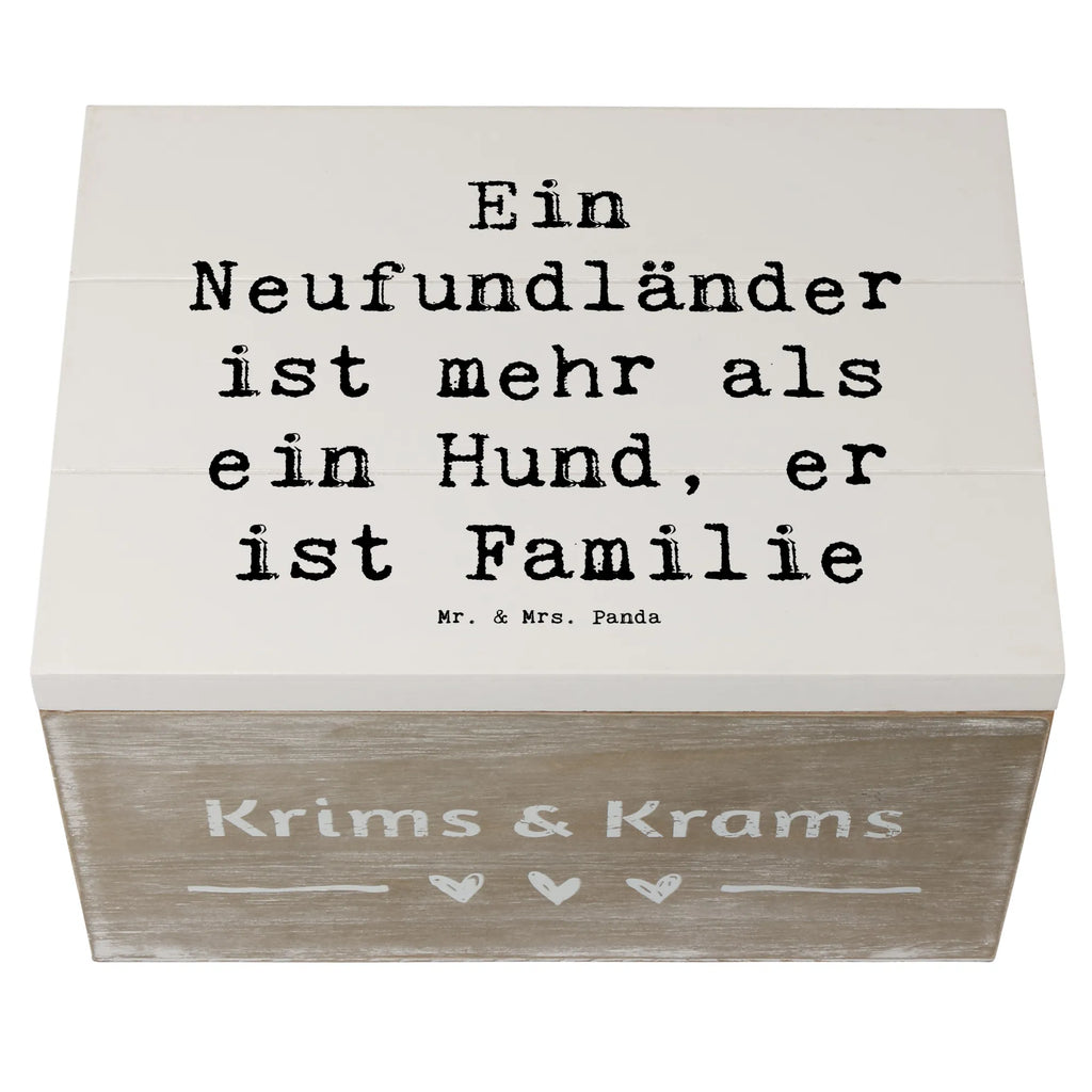 Holzkiste Spruch Neufundländer Familie Geschenkdose, Truhe, Aufbewahrungsbox, Geschenkbox, Schatulle, Schatzkiste, Kiste, XXL, Erinnerungsbox, Dekokiste, Erinnerungskiste, Holzkiste, Hund, Hunderasse, Rassehund, Hundebesitzer, Geschenk, Tierfreund, Schenken, Welpe