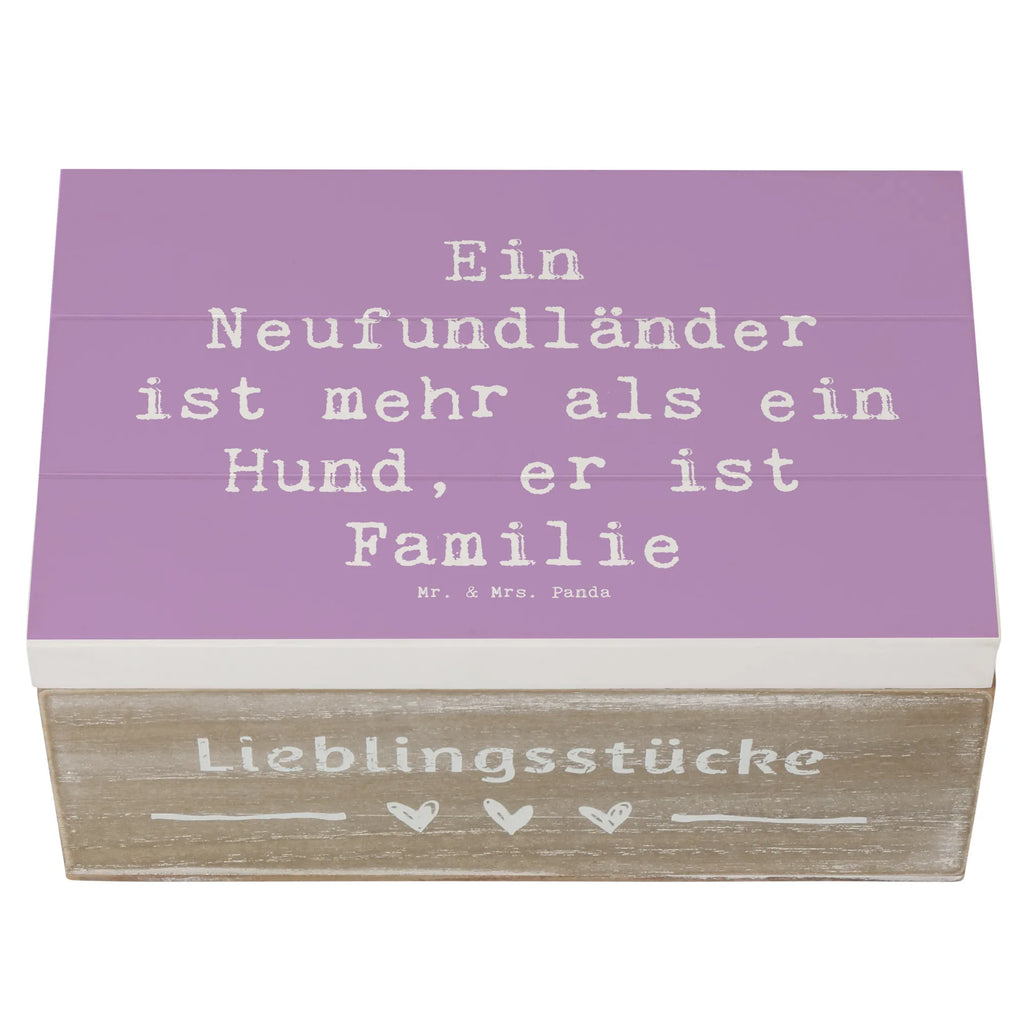 Holzkiste Spruch Neufundländer Familie Geschenkdose, Truhe, Aufbewahrungsbox, Geschenkbox, Schatulle, Schatzkiste, Kiste, XXL, Erinnerungsbox, Dekokiste, Erinnerungskiste, Holzkiste, Hund, Hunderasse, Rassehund, Hundebesitzer, Geschenk, Tierfreund, Schenken, Welpe