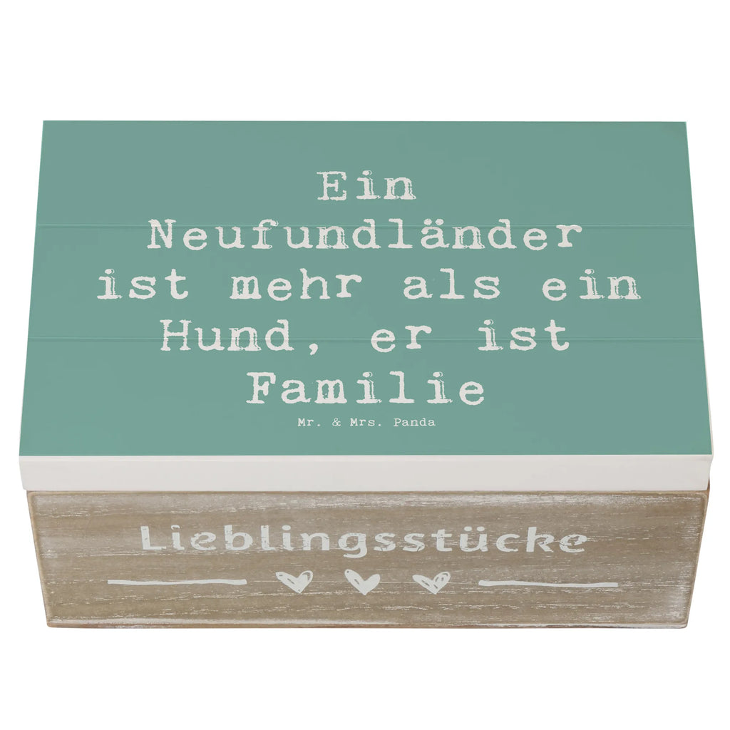 Holzkiste Spruch Neufundländer Familie Geschenkdose, Truhe, Aufbewahrungsbox, Geschenkbox, Schatulle, Schatzkiste, Kiste, XXL, Erinnerungsbox, Dekokiste, Erinnerungskiste, Holzkiste, Hund, Hunderasse, Rassehund, Hundebesitzer, Geschenk, Tierfreund, Schenken, Welpe