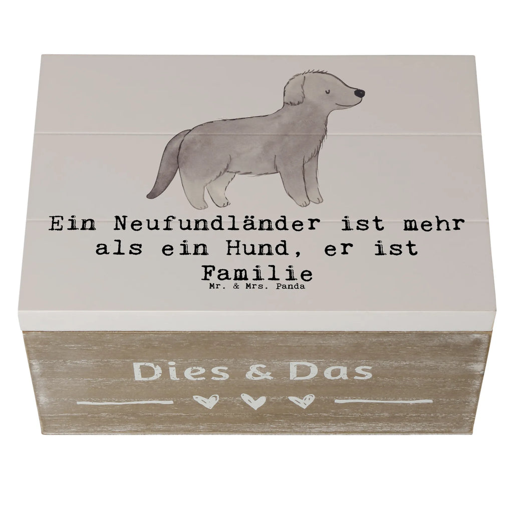 Holzkiste Neufundländer Familie Truhe, Kiste, XXL, Erinnerungskiste, Dekokiste, Erinnerungsbox, Geschenkbox, Geschenkdose, Aufbewahrungsbox, Schatulle, Holzkiste, Schatzkiste, Hund, Hunderasse, Rassehund, Hundebesitzer, Geschenk, Tierfreund, Schenken, Welpe