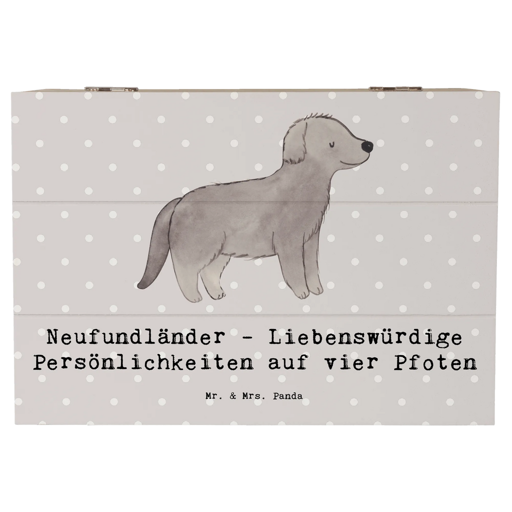 Holzkiste Neufundländer Persönlichkeiten Schatulle, Erinnerungsbox, Geschenkbox, Erinnerungskiste, Aufbewahrungsbox, Schatzkiste, Holzkiste, Geschenkdose, XXL, Kiste, Truhe, Dekokiste, Hund, Hunderasse, Rassehund, Hundebesitzer, Geschenk, Tierfreund, Schenken, Welpe