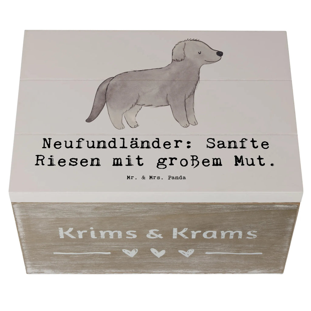 Holzkiste Neufundländer Liebe Dekokiste, Erinnerungsbox, Schatulle, Truhe, Kiste, Schatzkiste, Erinnerungskiste, Geschenkbox, Holzkiste, XXL, Geschenkdose, Aufbewahrungsbox, Hund, Hunderasse, Rassehund, Hundebesitzer, Geschenk, Tierfreund, Schenken, Welpe