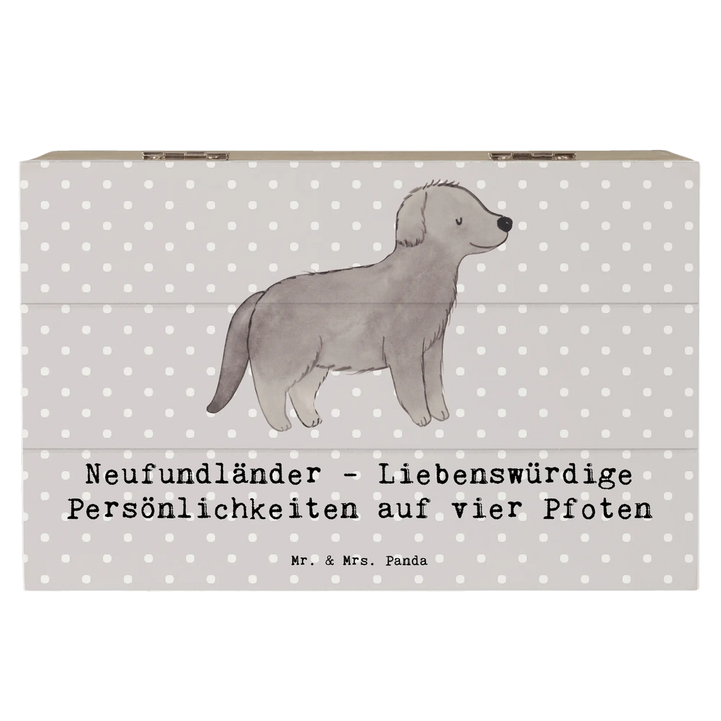 Holzkiste Neufundländer Persönlichkeiten Schatulle, Erinnerungsbox, Geschenkbox, Erinnerungskiste, Aufbewahrungsbox, Schatzkiste, Holzkiste, Geschenkdose, XXL, Kiste, Truhe, Dekokiste, Hund, Hunderasse, Rassehund, Hundebesitzer, Geschenk, Tierfreund, Schenken, Welpe