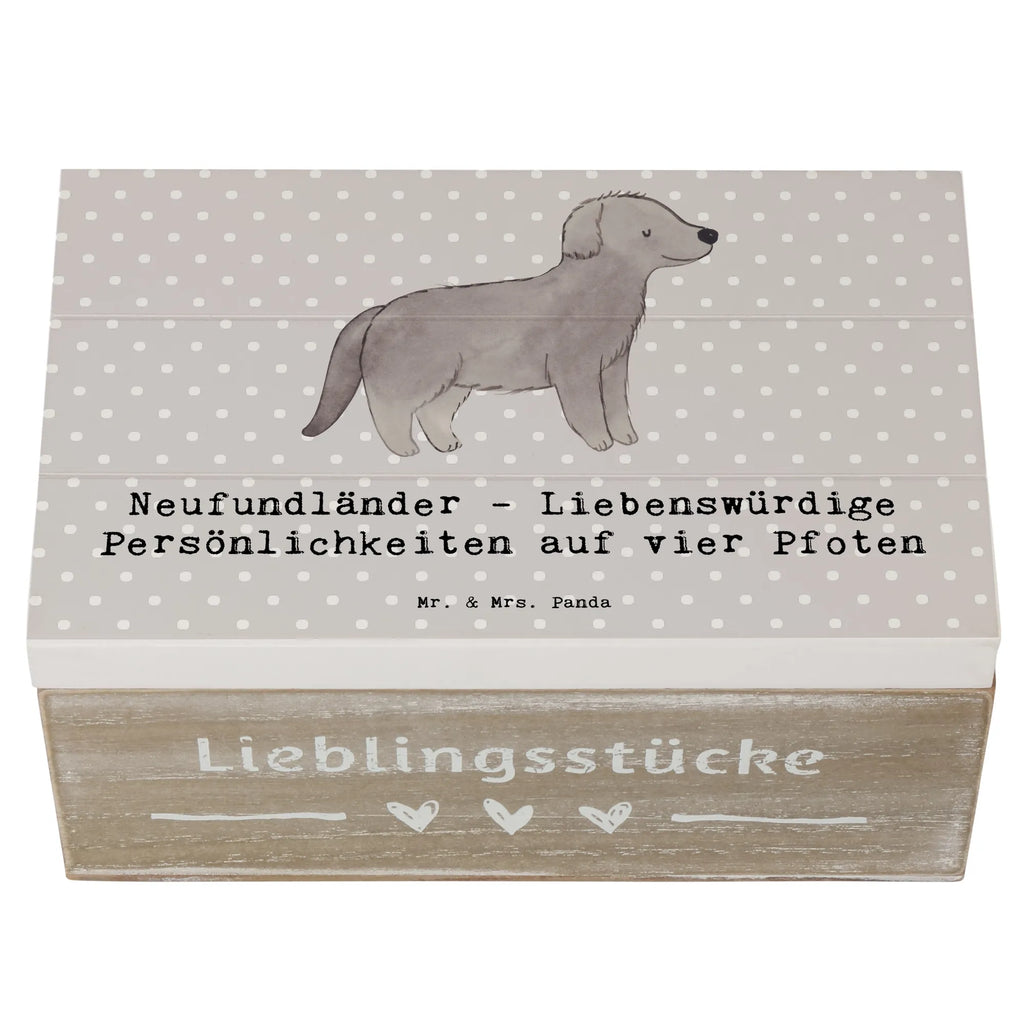Holzkiste Neufundländer Persönlichkeiten Schatulle, Erinnerungsbox, Geschenkbox, Erinnerungskiste, Aufbewahrungsbox, Schatzkiste, Holzkiste, Geschenkdose, XXL, Kiste, Truhe, Dekokiste, Hund, Hunderasse, Rassehund, Hundebesitzer, Geschenk, Tierfreund, Schenken, Welpe