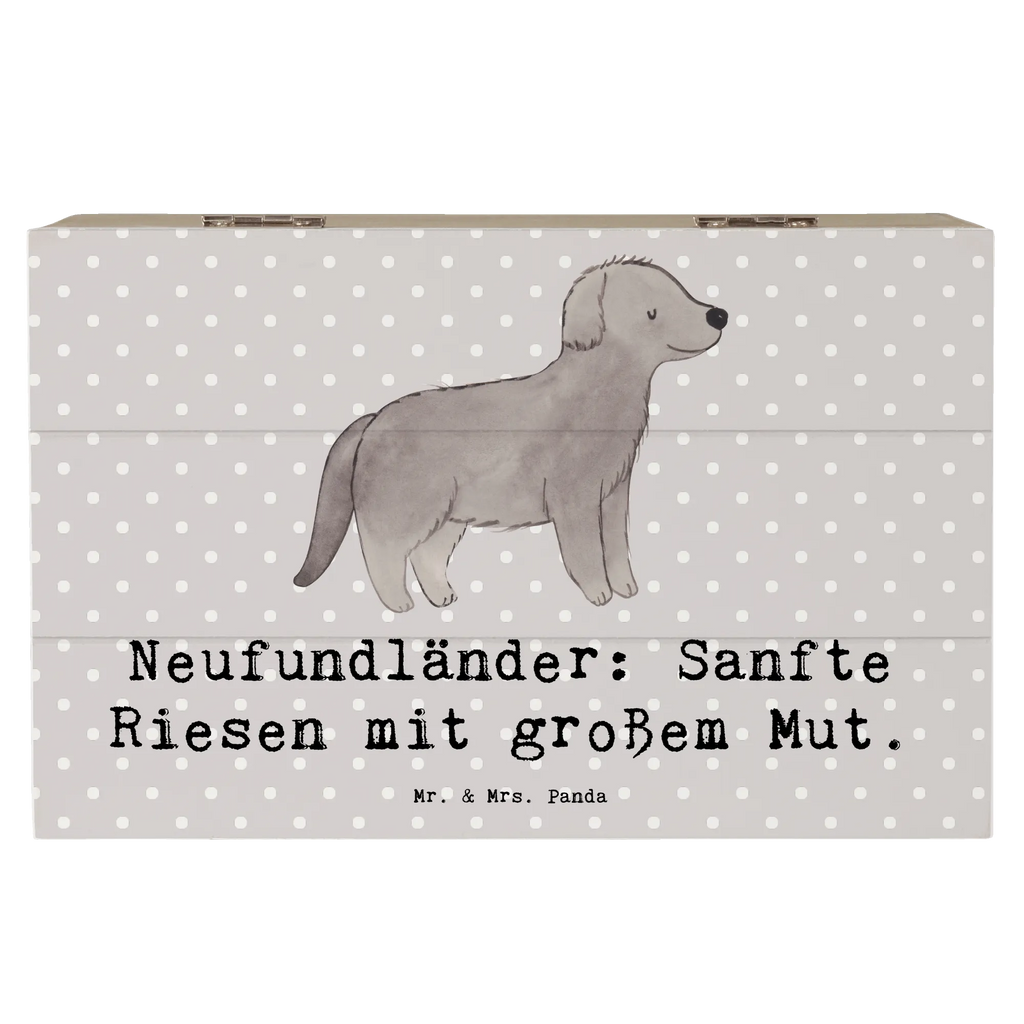 Holzkiste Neufundländer Liebe Dekokiste, Erinnerungsbox, Schatulle, Truhe, Kiste, Schatzkiste, Erinnerungskiste, Geschenkbox, Holzkiste, XXL, Geschenkdose, Aufbewahrungsbox, Hund, Hunderasse, Rassehund, Hundebesitzer, Geschenk, Tierfreund, Schenken, Welpe