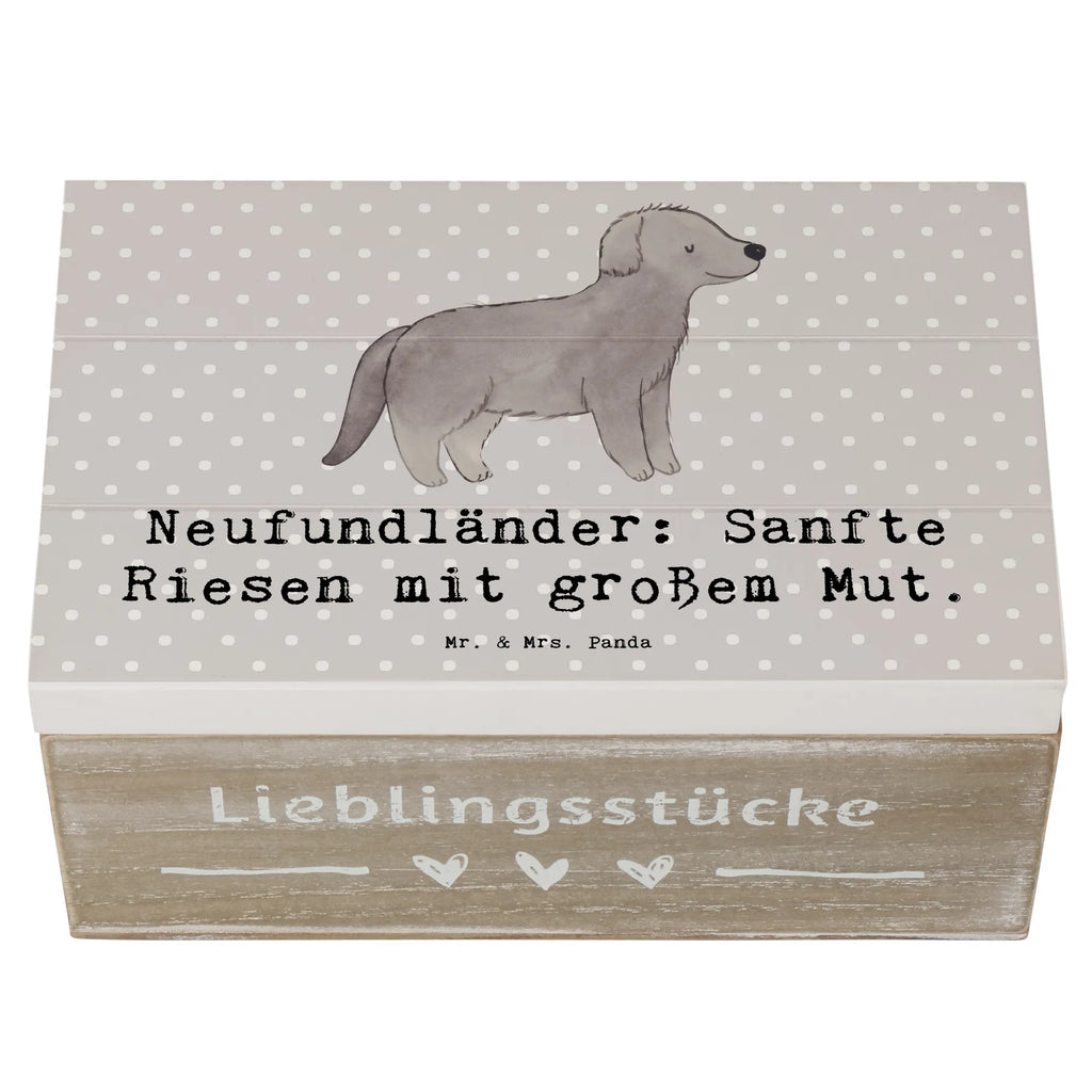 Holzkiste Neufundländer Liebe Dekokiste, Erinnerungsbox, Schatulle, Truhe, Kiste, Schatzkiste, Erinnerungskiste, Geschenkbox, Holzkiste, XXL, Geschenkdose, Aufbewahrungsbox, Hund, Hunderasse, Rassehund, Hundebesitzer, Geschenk, Tierfreund, Schenken, Welpe