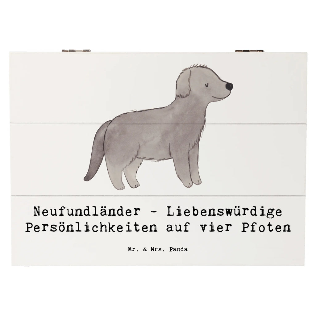 Holzkiste Neufundländer Persönlichkeiten Schatulle, Erinnerungsbox, Geschenkbox, Erinnerungskiste, Aufbewahrungsbox, Schatzkiste, Holzkiste, Geschenkdose, XXL, Kiste, Truhe, Dekokiste, Hund, Hunderasse, Rassehund, Hundebesitzer, Geschenk, Tierfreund, Schenken, Welpe
