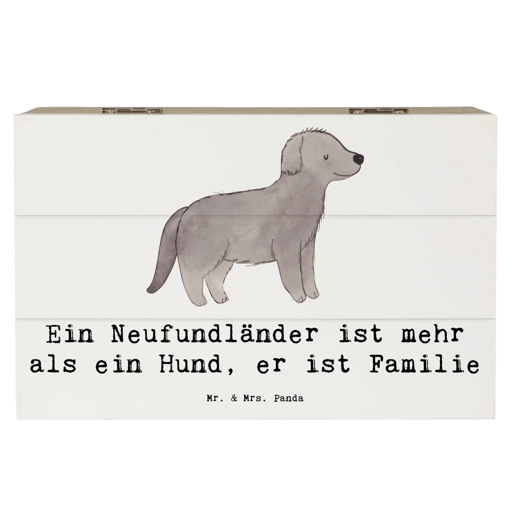 Holzkiste Neufundländer Familie Truhe, Kiste, XXL, Erinnerungskiste, Dekokiste, Erinnerungsbox, Geschenkbox, Geschenkdose, Aufbewahrungsbox, Schatulle, Holzkiste, Schatzkiste, Hund, Hunderasse, Rassehund, Hundebesitzer, Geschenk, Tierfreund, Schenken, Welpe