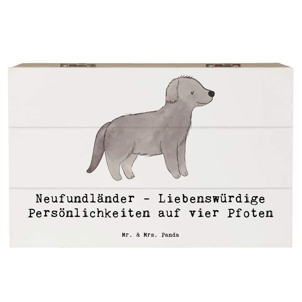 Holzkiste Neufundländer Persönlichkeiten Schatulle, Erinnerungsbox, Geschenkbox, Erinnerungskiste, Aufbewahrungsbox, Schatzkiste, Holzkiste, Geschenkdose, XXL, Kiste, Truhe, Dekokiste, Hund, Hunderasse, Rassehund, Hundebesitzer, Geschenk, Tierfreund, Schenken, Welpe