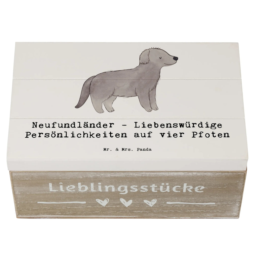 Holzkiste Neufundländer Persönlichkeiten Schatulle, Erinnerungsbox, Geschenkbox, Erinnerungskiste, Aufbewahrungsbox, Schatzkiste, Holzkiste, Geschenkdose, XXL, Kiste, Truhe, Dekokiste, Hund, Hunderasse, Rassehund, Hundebesitzer, Geschenk, Tierfreund, Schenken, Welpe