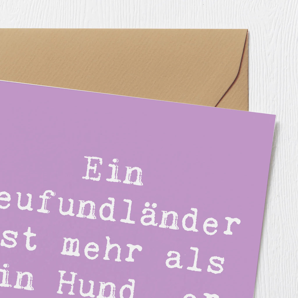 Deluxe Card Saying Ein Neufundländer ist mehr als ein Hund, er ist Familie Hochzeitskarte, Hochwertige Grußkarte, Klappkarte, Karte, Glückwunschkarte, Grußkarte, Geburtstagskarte, Einladungskarte, Hochwertige Klappkarte, Hund, Hunderasse, Rassehund, Hundebesitzer, Geschenk, Tierfreund, Schenken, Welpe