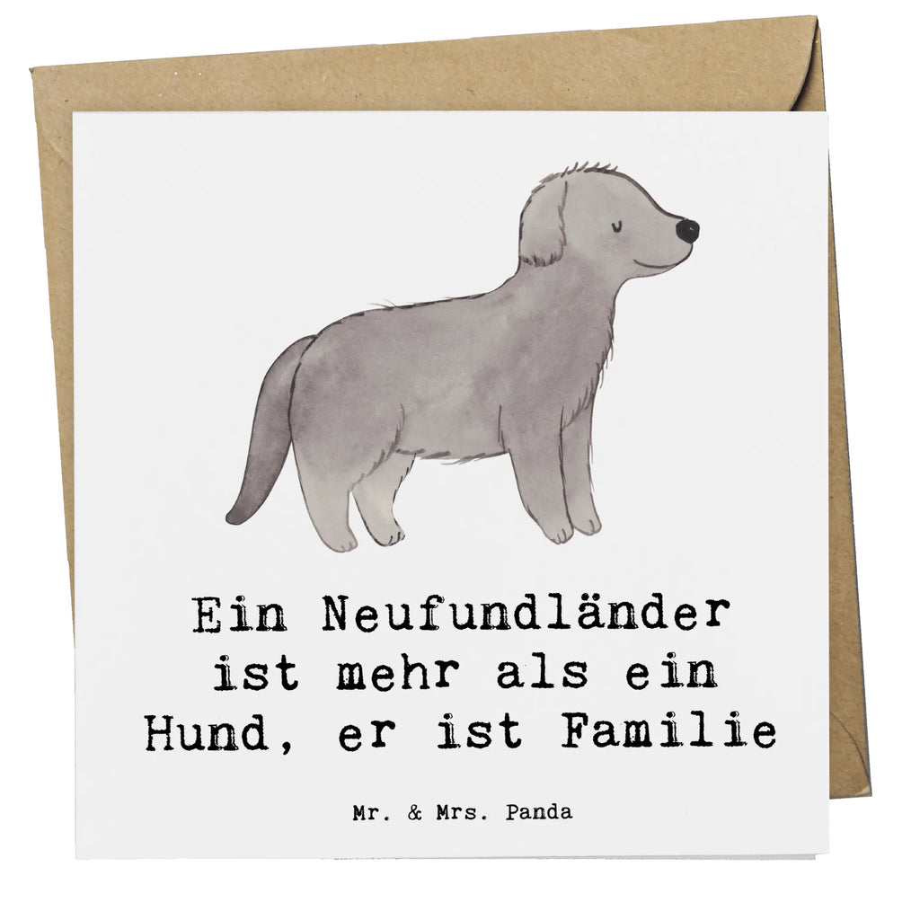 Deluxe Card Ein Neufundländer ist mehr als ein Hund, er ist Familie Glückwunschkarte, Hochzeitskarte, Klappkarte, Karte, Hochwertige Klappkarte, Grußkarte, Hochwertige Grußkarte, Einladungskarte, Geburtstagskarte, Hund, Hunderasse, Rassehund, Hundebesitzer, Geschenk, Tierfreund, Schenken, Welpe