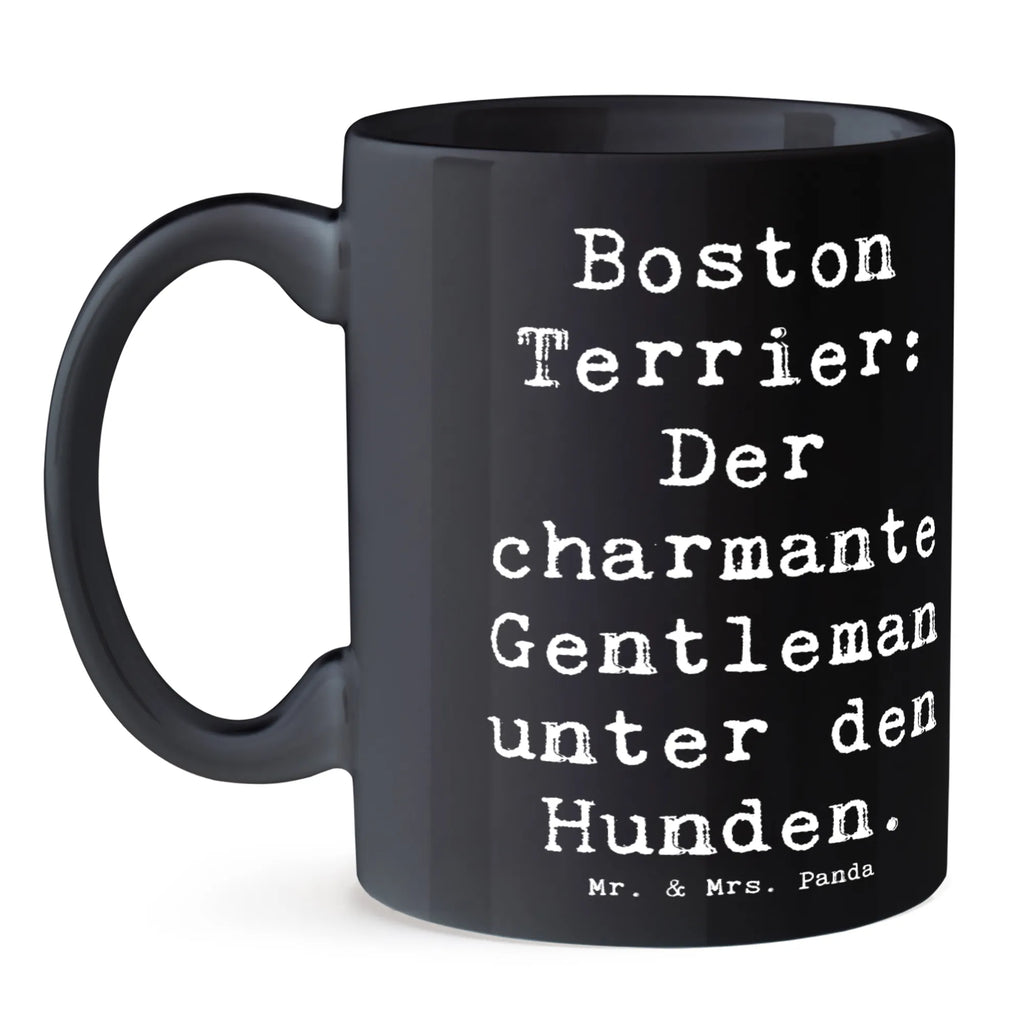 Tasse Spruch Boston Terrier Gentleman Bürotasse, Geschenktasse, Keramiktasse, Kaffeetasse, Porzellantasse, Teetasse, Tasse mit Motiven, Tasse mit Zitaten, Tasse, Hund, Hunderasse, Rassehund, Hundebesitzer, Geschenk, Tierfreund, Schenken, Welpe