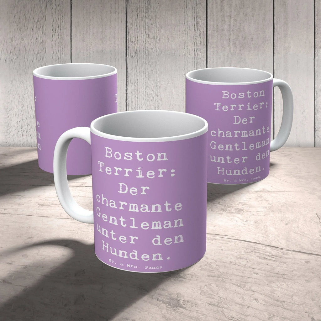 Tasse Spruch Boston Terrier Gentleman Bürotasse, Geschenktasse, Keramiktasse, Kaffeetasse, Porzellantasse, Teetasse, Tasse mit Motiven, Tasse mit Zitaten, Tasse, Hund, Hunderasse, Rassehund, Hundebesitzer, Geschenk, Tierfreund, Schenken, Welpe