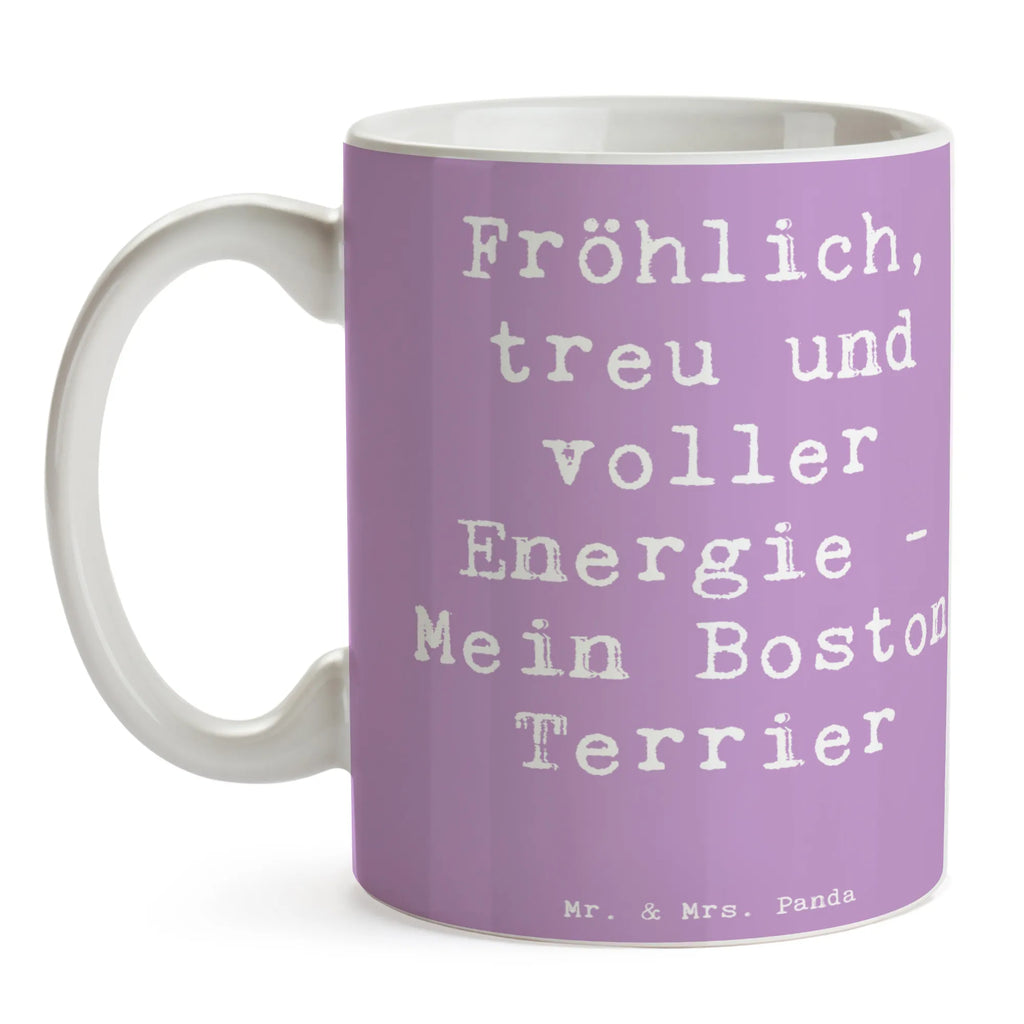 Tasse Spruch Boston Terrier Freude Teetasse, Keramiktasse, Bürotasse, Porzellantasse, Tasse, Tasse mit Zitaten, Geschenktasse, Kaffeetasse, Tasse mit Motiven, Hund, Hunderasse, Rassehund, Hundebesitzer, Geschenk, Tierfreund, Schenken, Welpe