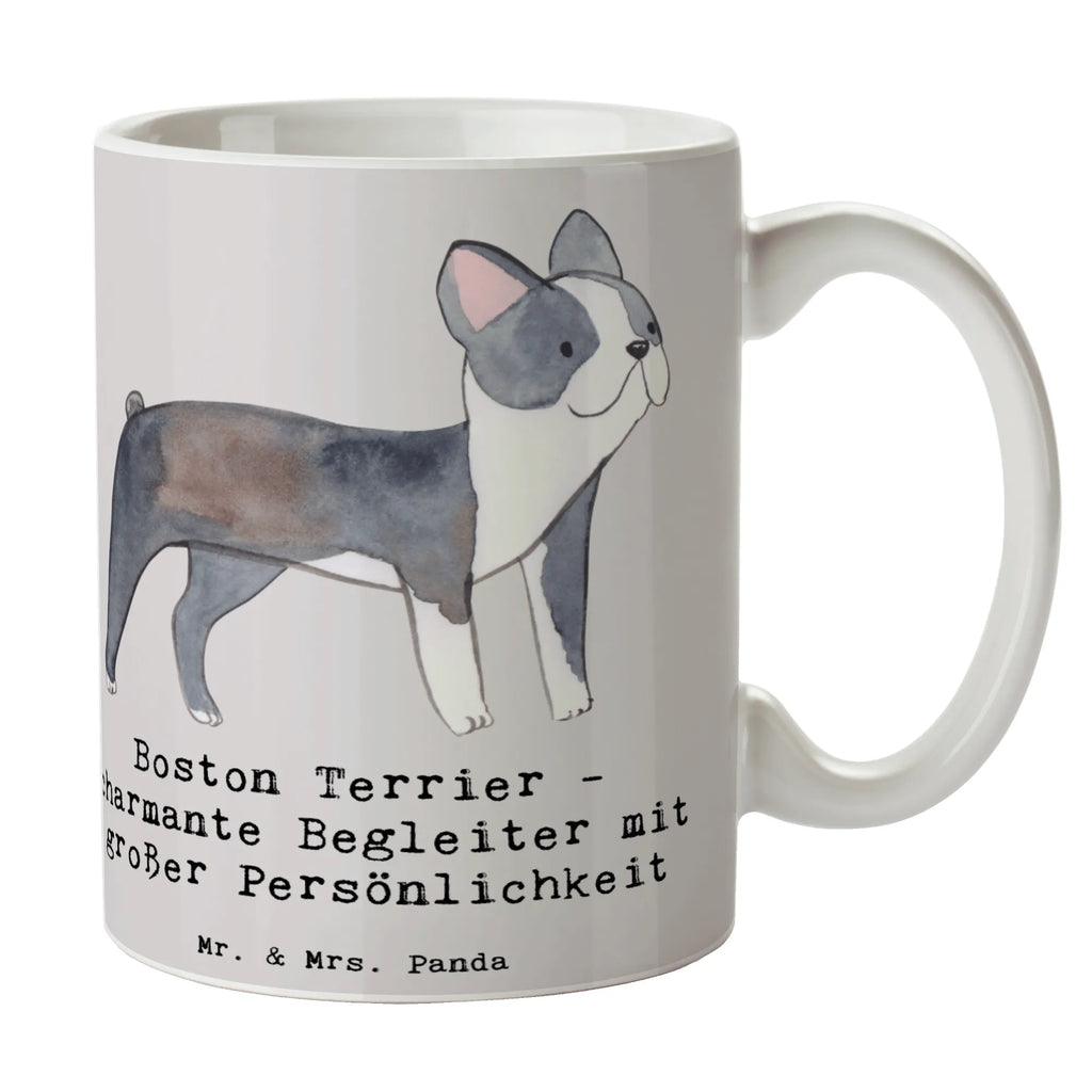 Tasse Boston Terrier Begleiter Tasse mit Motiven, Keramiktasse, Kaffeetasse, Teetasse, Porzellantasse, Bürotasse, Tasse, Tasse mit Zitaten, Geschenktasse, Hund, Hunderasse, Rassehund, Hundebesitzer, Geschenk, Tierfreund, Schenken, Welpe