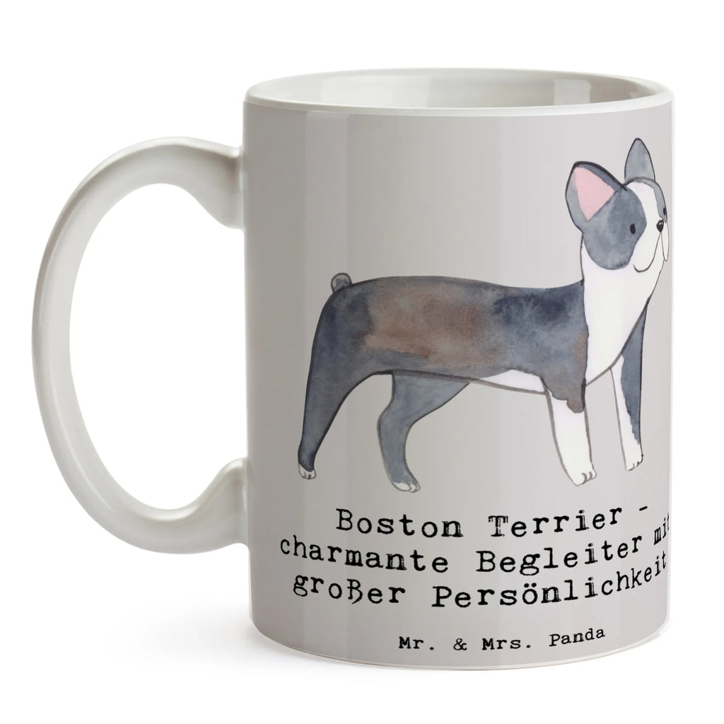 Tasse Boston Terrier Begleiter Tasse mit Motiven, Keramiktasse, Kaffeetasse, Teetasse, Porzellantasse, Bürotasse, Tasse, Tasse mit Zitaten, Geschenktasse, Hund, Hunderasse, Rassehund, Hundebesitzer, Geschenk, Tierfreund, Schenken, Welpe