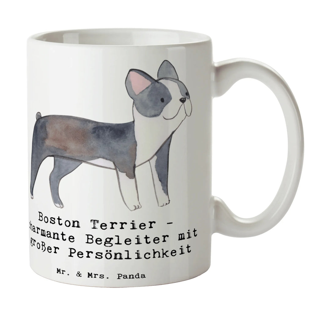 Tasse Boston Terrier Begleiter Tasse mit Motiven, Keramiktasse, Kaffeetasse, Teetasse, Porzellantasse, Bürotasse, Tasse, Tasse mit Zitaten, Geschenktasse, Hund, Hunderasse, Rassehund, Hundebesitzer, Geschenk, Tierfreund, Schenken, Welpe