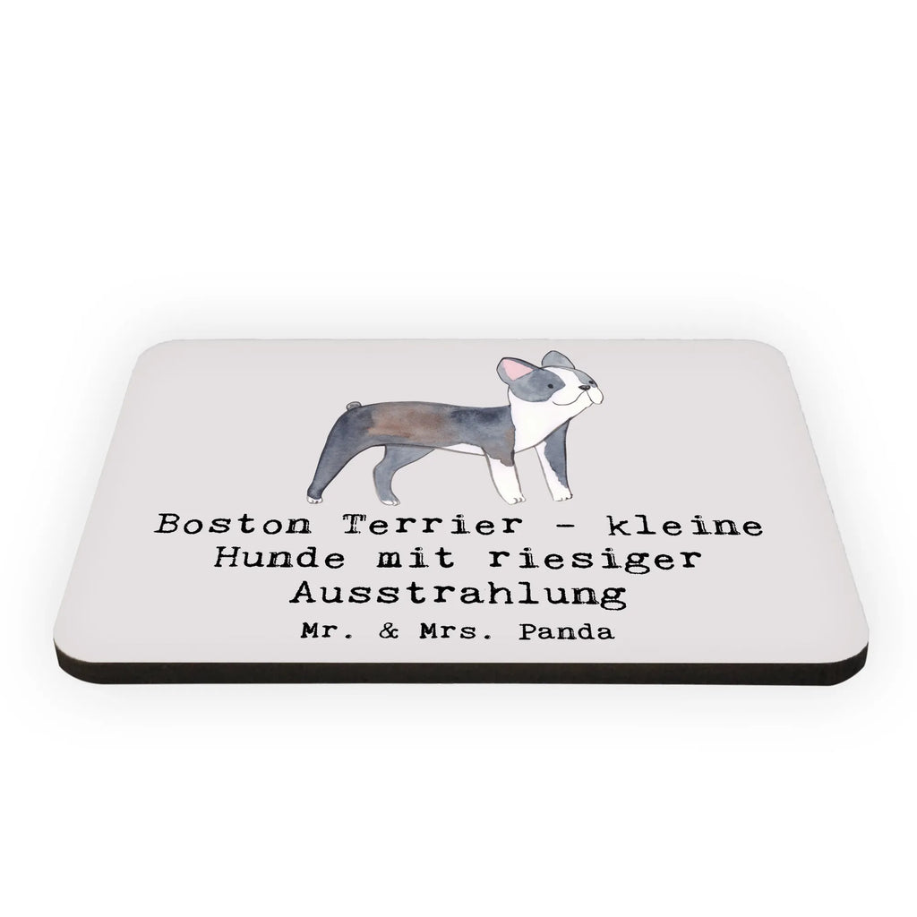 Magnet Boston Terrier - kleine Hunde mit riesiger Ausstrahlung Pinnwandmagnet, Dekomagnet, Souvenir Magnet, Kühlschrankmagnet, Notiz Magnet, Kühlschrank Dekoration, Whiteboard Magnet, Motivmagnete, Hund, Hunderasse, Rassehund, Hundebesitzer, Geschenk, Tierfreund, Schenken, Welpe