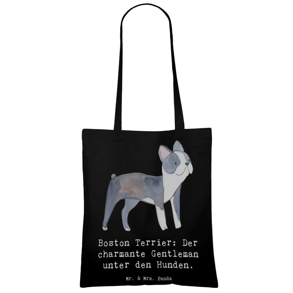 Tote bag Boston Terrier: Der charmante Gentleman unter den Hunden. Stofftasche, Beutel, Laptoptasche, Einkaufstasche, Einkaufstüte, Strandtasche, Umhängetasche, Beuteltasche, Shopper, Jutetasche, Jutebeutel, Badetasche, Stoffbeutel, Tasche, Tragetasche, Schultertasche, Hund, Hunderasse, Rassehund, Hundebesitzer, Geschenk, Tierfreund, Schenken, Welpe