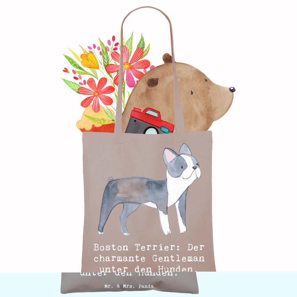 Tote bag Boston Terrier: Der charmante Gentleman unter den Hunden. Stofftasche, Beutel, Laptoptasche, Einkaufstasche, Einkaufstüte, Strandtasche, Umhängetasche, Beuteltasche, Shopper, Jutetasche, Jutebeutel, Badetasche, Stoffbeutel, Tasche, Tragetasche, Schultertasche, Hund, Hunderasse, Rassehund, Hundebesitzer, Geschenk, Tierfreund, Schenken, Welpe