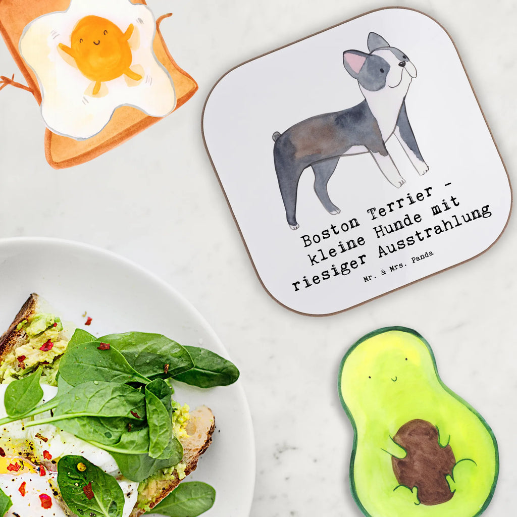 Square coaster Boston Terrier - kleine Hunde mit riesiger Ausstrahlung Glasuntersetzer, Getränkeuntersetzer, Untersetzer Gläser, Untersetzer aus Holz, Untersetzer, Holzuntersetzer, Untersetzer Design, Tassen Untersetzer, Untersetzer für Gläser, Untersetzer Holz, Bierdeckel, Korkuntersetzer, Hund, Hunderasse, Rassehund, Hundebesitzer, Geschenk, Tierfreund, Schenken, Welpe