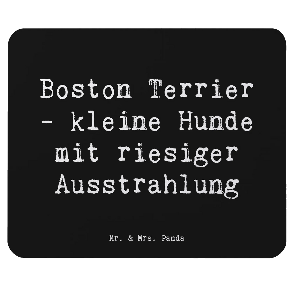 Mouse mat Saying Boston Terrier - kleine Hunde mit riesiger Ausstrahlung Designer Mauspad, Einzigartiges Mauspad, Arbeitszimmer, Mausunterlage, PC Zubehör, Mousepad, Computer zubehör, Büroausstattung, Mauspad, Mauspad Büro, Hund, Hunderasse, Rassehund, Hundebesitzer, Geschenk, Tierfreund, Schenken, Welpe