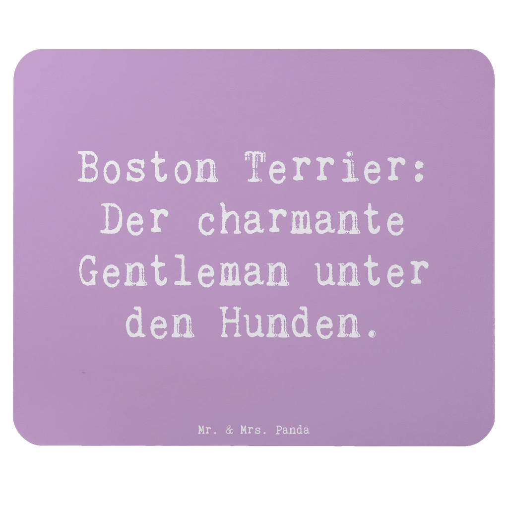Mouse mat Saying Boston Terrier: Der charmante Gentleman unter den Hunden. Computer zubehör, Einzigartiges Mauspad, Designer Mauspad, Mausunterlage, Mauspad, Mauspad Büro, Mousepad, Arbeitszimmer, Büroausstattung, PC Zubehör, Hund, Hunderasse, Rassehund, Hundebesitzer, Geschenk, Tierfreund, Schenken, Welpe