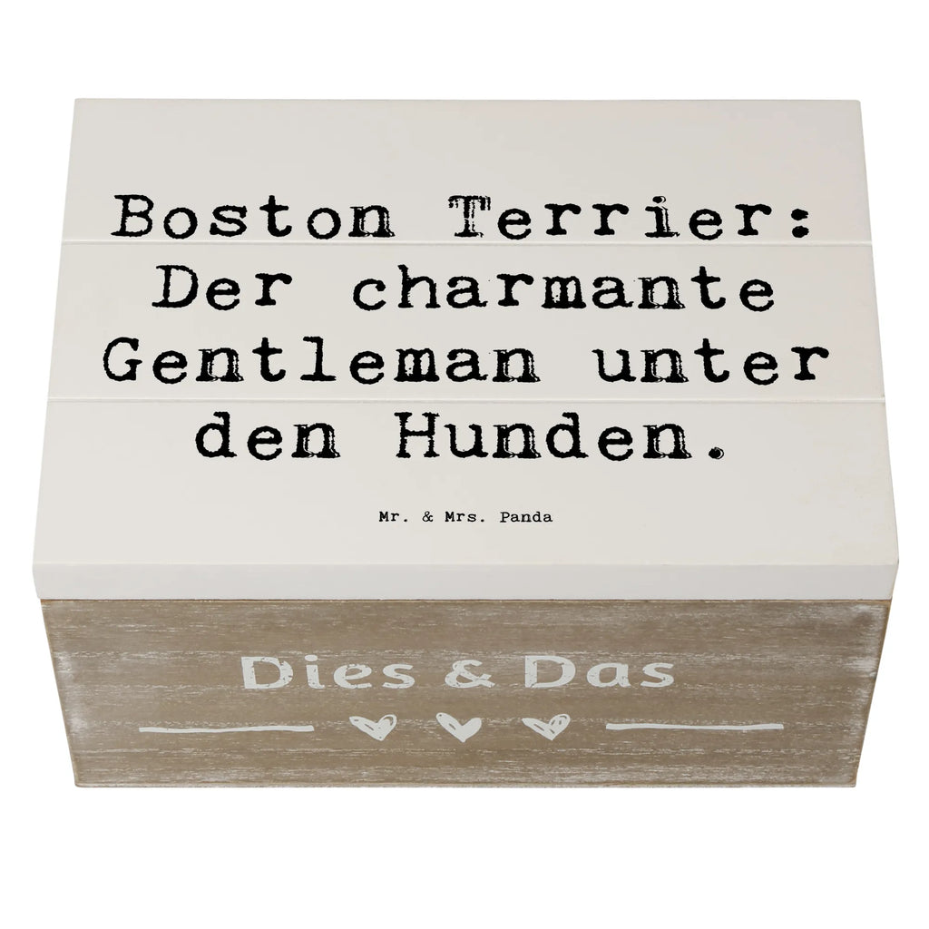 Holzkiste Spruch Boston Terrier Gentleman Erinnerungsbox, Dekokiste, Schatzkiste, Schatulle, Truhe, Geschenkdose, Kiste, Holzkiste, XXL, Geschenkbox, Aufbewahrungsbox, Erinnerungskiste, Hund, Hunderasse, Rassehund, Hundebesitzer, Geschenk, Tierfreund, Schenken, Welpe