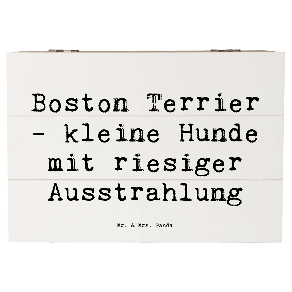 Holzkiste Spruch Boston Terrier Dekokiste, XXL, Truhe, Holzkiste, Aufbewahrungsbox, Geschenkdose, Geschenkbox, Schatulle, Erinnerungskiste, Erinnerungsbox, Kiste, Schatzkiste, Hund, Hunderasse, Rassehund, Hundebesitzer, Geschenk, Tierfreund, Schenken, Welpe