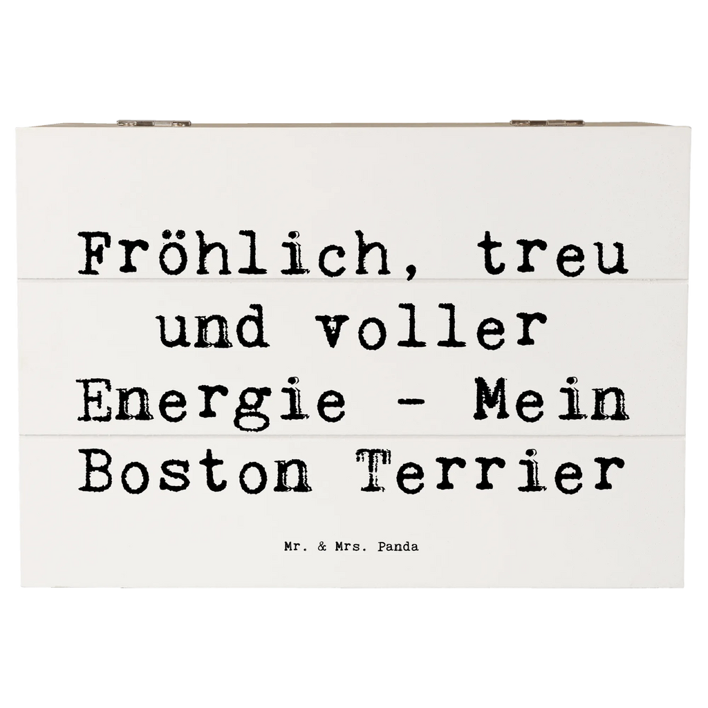 Holzkiste Spruch Boston Terrier Freude Geschenkbox, Schatzkiste, Kiste, Erinnerungsbox, Aufbewahrungsbox, XXL, Geschenkdose, Erinnerungskiste, Holzkiste, Truhe, Schatulle, Dekokiste, Hund, Hunderasse, Rassehund, Hundebesitzer, Geschenk, Tierfreund, Schenken, Welpe