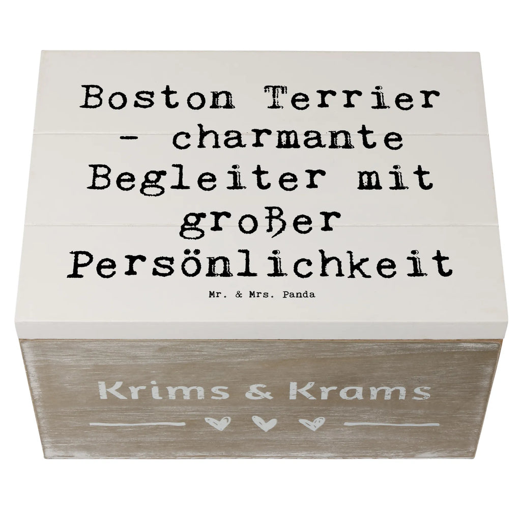 Holzkiste Spruch Boston Terrier Begleiter Holzkiste, Geschenkbox, Erinnerungskiste, XXL, Geschenkdose, Dekokiste, Aufbewahrungsbox, Schatulle, Truhe, Schatzkiste, Erinnerungsbox, Kiste, Hund, Hunderasse, Rassehund, Hundebesitzer, Geschenk, Tierfreund, Schenken, Welpe