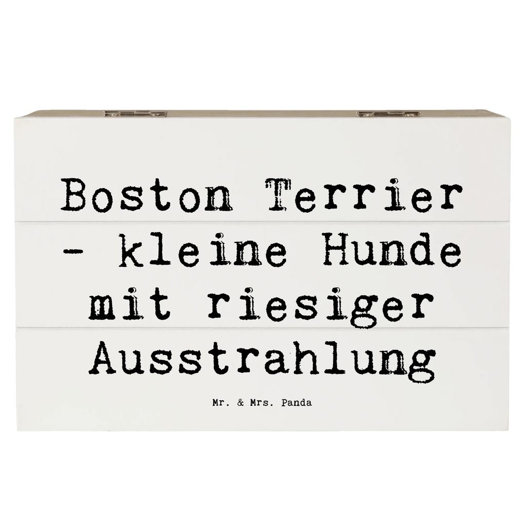 Holzkiste Spruch Boston Terrier Dekokiste, XXL, Truhe, Holzkiste, Aufbewahrungsbox, Geschenkdose, Geschenkbox, Schatulle, Erinnerungskiste, Erinnerungsbox, Kiste, Schatzkiste, Hund, Hunderasse, Rassehund, Hundebesitzer, Geschenk, Tierfreund, Schenken, Welpe