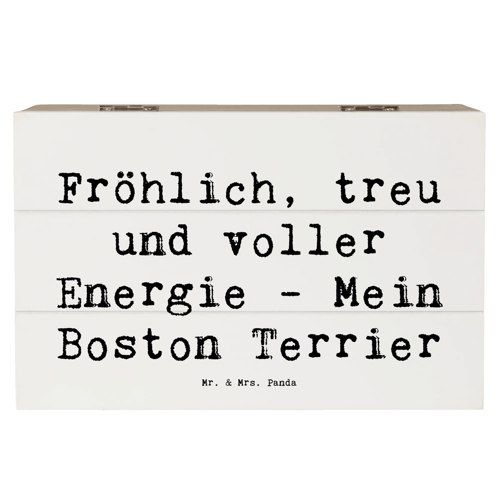 Holzkiste Spruch Boston Terrier Freude Geschenkbox, Schatzkiste, Kiste, Erinnerungsbox, Aufbewahrungsbox, XXL, Geschenkdose, Erinnerungskiste, Holzkiste, Truhe, Schatulle, Dekokiste, Hund, Hunderasse, Rassehund, Hundebesitzer, Geschenk, Tierfreund, Schenken, Welpe