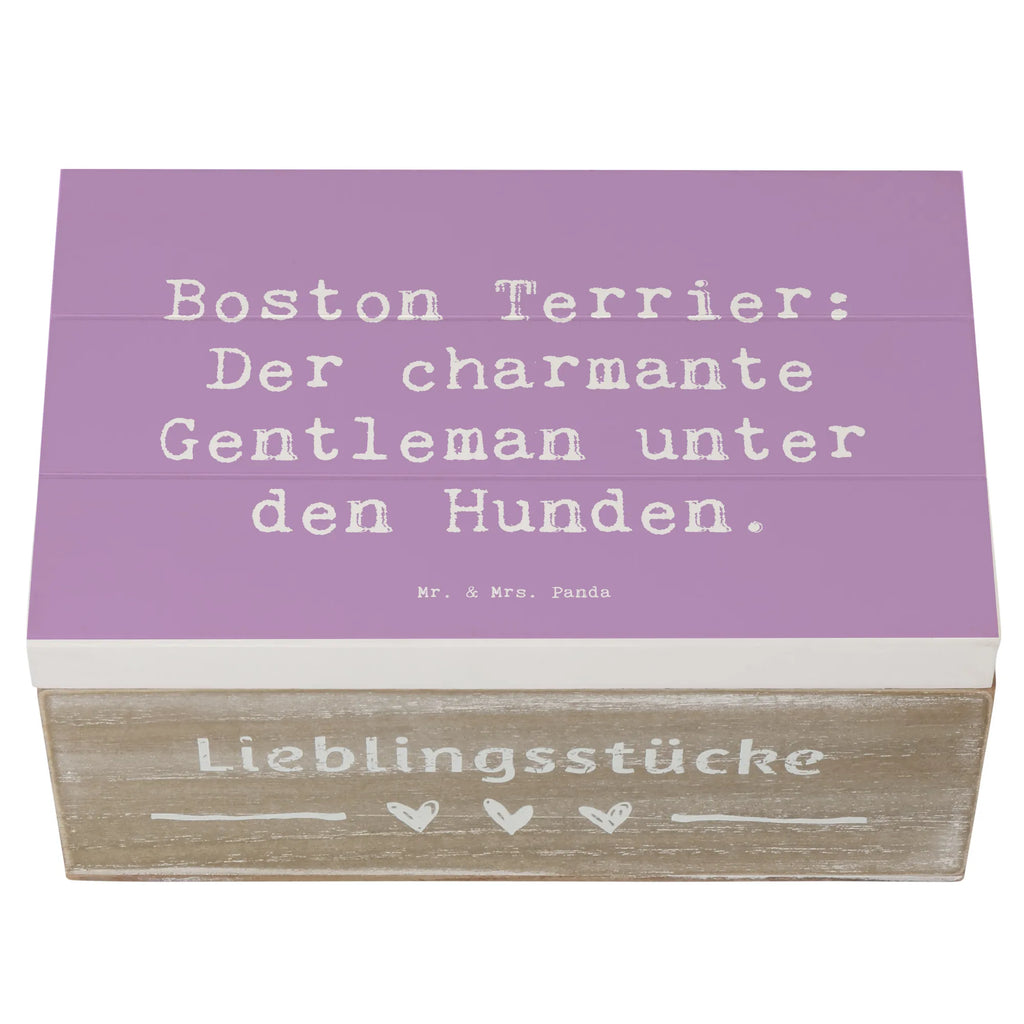 Holzkiste Spruch Boston Terrier Gentleman Erinnerungsbox, Dekokiste, Schatzkiste, Schatulle, Truhe, Geschenkdose, Kiste, Holzkiste, XXL, Geschenkbox, Aufbewahrungsbox, Erinnerungskiste, Hund, Hunderasse, Rassehund, Hundebesitzer, Geschenk, Tierfreund, Schenken, Welpe