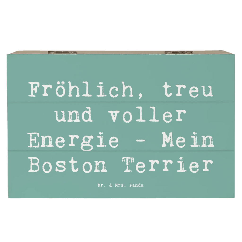 Holzkiste Spruch Boston Terrier Freude Geschenkbox, Schatzkiste, Kiste, Erinnerungsbox, Aufbewahrungsbox, XXL, Geschenkdose, Erinnerungskiste, Holzkiste, Truhe, Schatulle, Dekokiste, Hund, Hunderasse, Rassehund, Hundebesitzer, Geschenk, Tierfreund, Schenken, Welpe