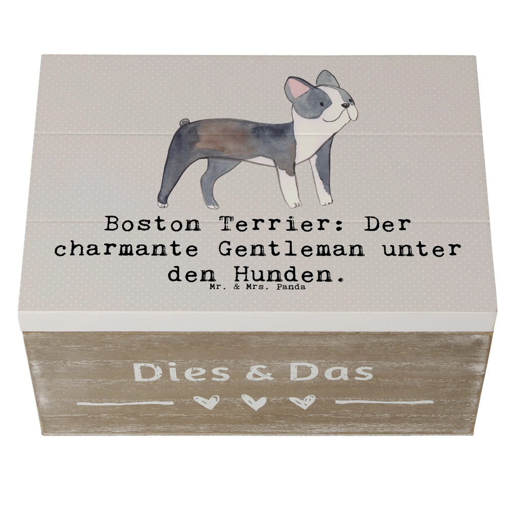 Holzkiste Boston Terrier Gentleman Schatulle, Schatzkiste, Dekokiste, Geschenkdose, Truhe, Erinnerungsbox, XXL, Holzkiste, Geschenkbox, Aufbewahrungsbox, Erinnerungskiste, Kiste, Hund, Hunderasse, Rassehund, Hundebesitzer, Geschenk, Tierfreund, Schenken, Welpe