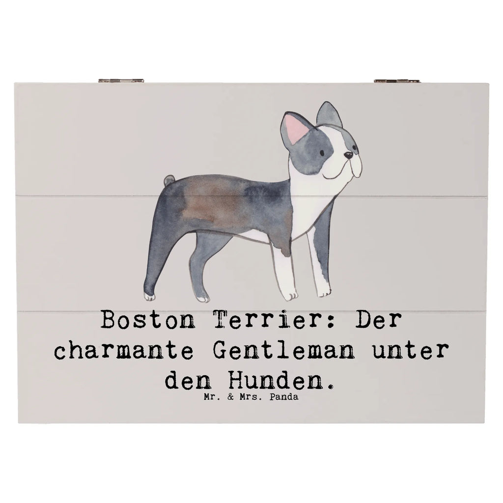 Holzkiste Boston Terrier Gentleman Schatulle, Schatzkiste, Dekokiste, Geschenkdose, Truhe, Erinnerungsbox, XXL, Holzkiste, Geschenkbox, Aufbewahrungsbox, Erinnerungskiste, Kiste, Hund, Hunderasse, Rassehund, Hundebesitzer, Geschenk, Tierfreund, Schenken, Welpe