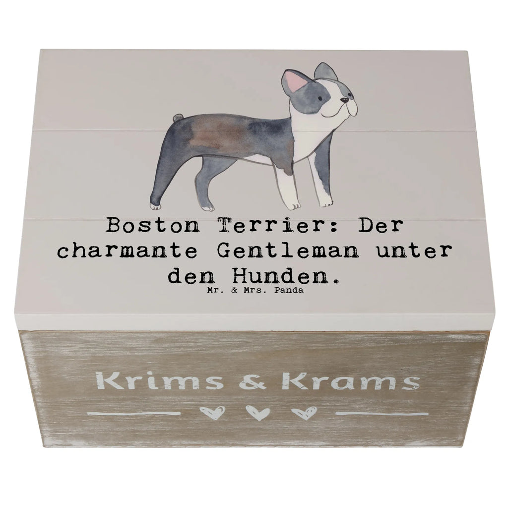 Holzkiste Boston Terrier Gentleman Schatulle, Schatzkiste, Dekokiste, Geschenkdose, Truhe, Erinnerungsbox, XXL, Holzkiste, Geschenkbox, Aufbewahrungsbox, Erinnerungskiste, Kiste, Hund, Hunderasse, Rassehund, Hundebesitzer, Geschenk, Tierfreund, Schenken, Welpe