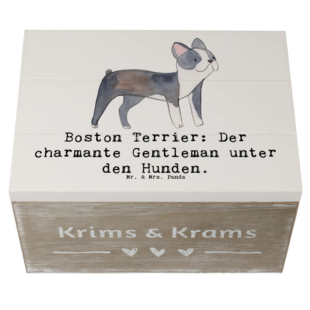 Holzkiste Boston Terrier Gentleman Schatulle, Schatzkiste, Dekokiste, Geschenkdose, Truhe, Erinnerungsbox, XXL, Holzkiste, Geschenkbox, Aufbewahrungsbox, Erinnerungskiste, Kiste, Hund, Hunderasse, Rassehund, Hundebesitzer, Geschenk, Tierfreund, Schenken, Welpe