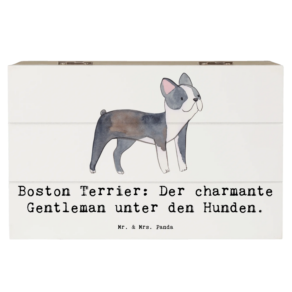 Holzkiste Boston Terrier Gentleman Schatulle, Schatzkiste, Dekokiste, Geschenkdose, Truhe, Erinnerungsbox, XXL, Holzkiste, Geschenkbox, Aufbewahrungsbox, Erinnerungskiste, Kiste, Hund, Hunderasse, Rassehund, Hundebesitzer, Geschenk, Tierfreund, Schenken, Welpe
