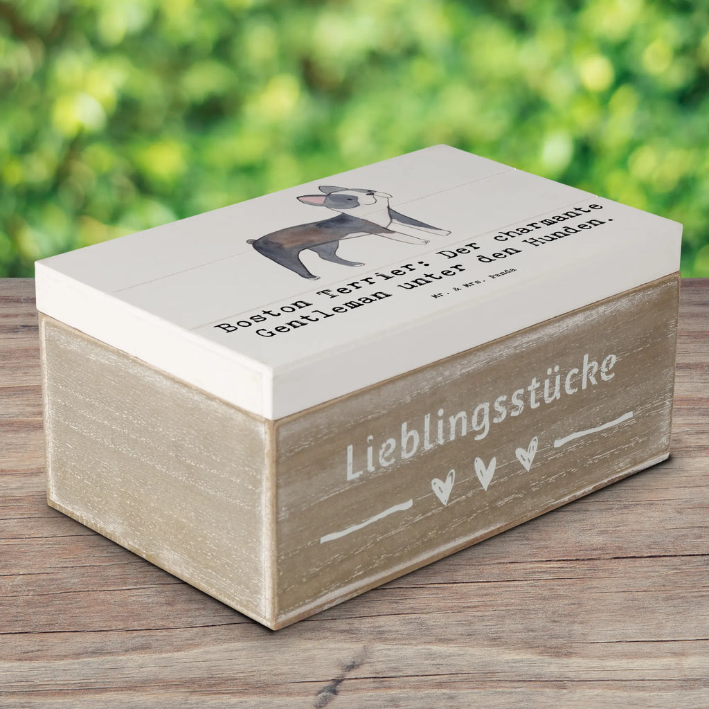 Holzkiste Boston Terrier Gentleman Schatulle, Schatzkiste, Dekokiste, Geschenkdose, Truhe, Erinnerungsbox, XXL, Holzkiste, Geschenkbox, Aufbewahrungsbox, Erinnerungskiste, Kiste, Hund, Hunderasse, Rassehund, Hundebesitzer, Geschenk, Tierfreund, Schenken, Welpe