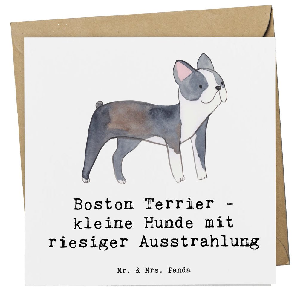 Deluxe Card Boston Terrier - kleine Hunde mit riesiger Ausstrahlung Hochwertige Grußkarte, Karte, Hochwertige Klappkarte, Grußkarte, Klappkarte, Einladungskarte, Glückwunschkarte, Geburtstagskarte, Hochzeitskarte, Hund, Hunderasse, Rassehund, Hundebesitzer, Geschenk, Tierfreund, Schenken, Welpe